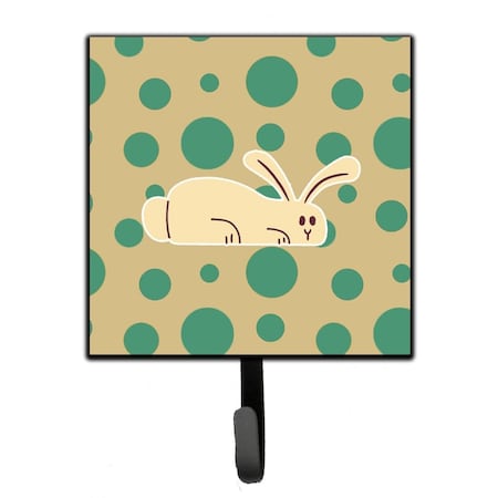 Carolines Treasures Rabbit on Polkadots Leash or Key Holder BB7083SH4